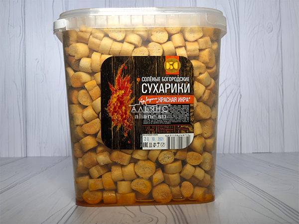 Сухарики с красной икрой в Батайске