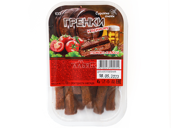 Сурские гренки Томат спайси (100 гр) в Батайске