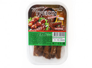 Морской лизун с перцем вяленый: Сурские гренки Шашлык (100 гр)