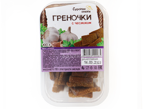 Сурские гренки с Чесноком (100 гр) в Батайске