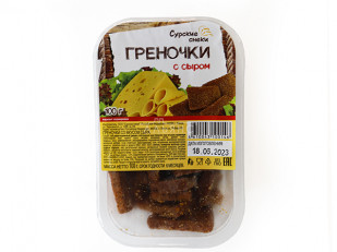 Кета палочки: Сурские гренки со вкусом Сыра (100 гр)