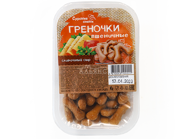 Сурские (ПШЕНИЧНЫЕ) Сливочный сыр (100 гр) в Батайске