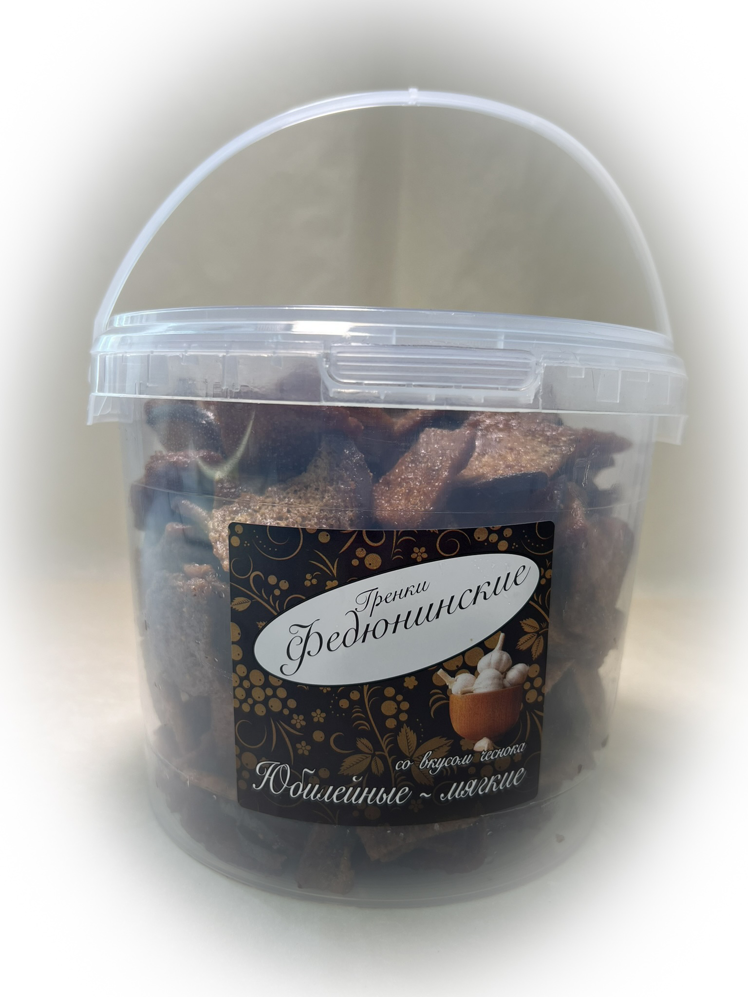 Гренки "ФЕДЮНИНСКИЕ" "Чеснок" (ведро 900 гр.) в Батайске