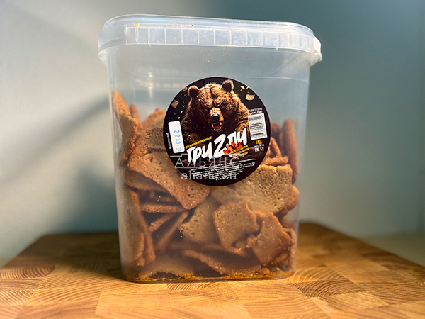 Ведро Ржаные гренки со вкусом Крылышки Барбекю (1 кг) в Батайске