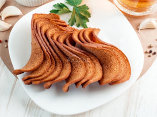 Гренки черные со вкусом тайского перчика: Ресторанные гренки с сметаной и зеленью